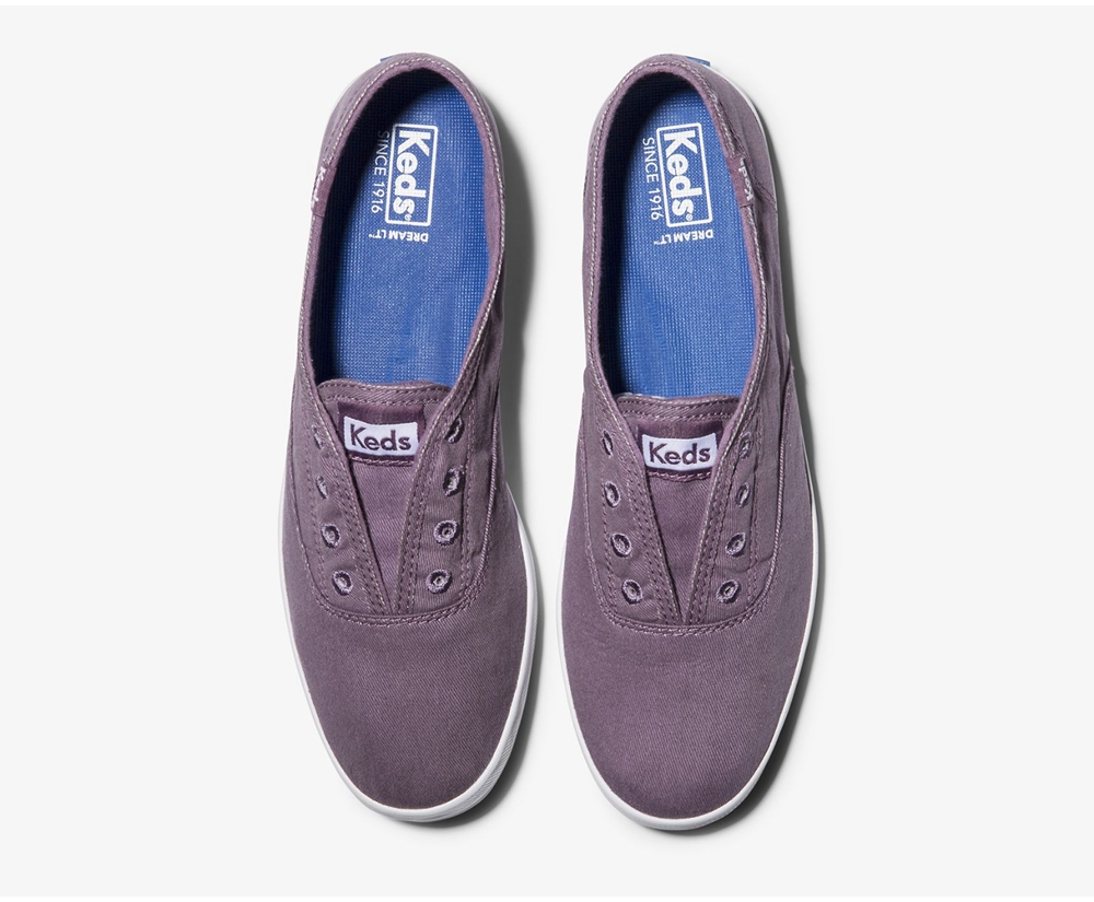 Slip Ons Keds Femme Violette - Chillax Washable - 275-GMOVIA